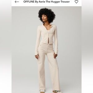 Aerie Offlibe “the hugger trouser” size M NWOT